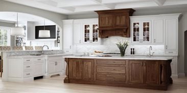 Kitchen with brown cabinets from Ace Home & Hardware in Marshall