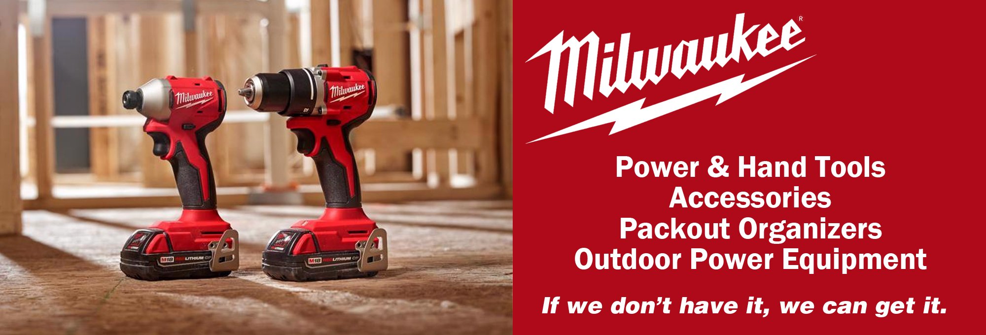 Ace Home & Hardware in Marshall, MN | Milwaukee Web Banner 2000 X 680