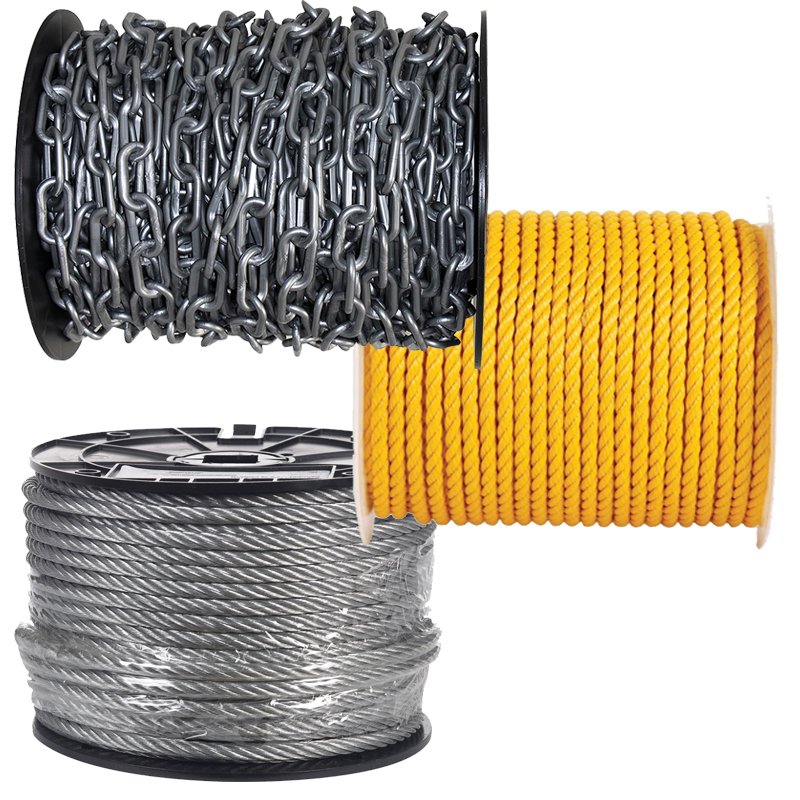 By the foot rope